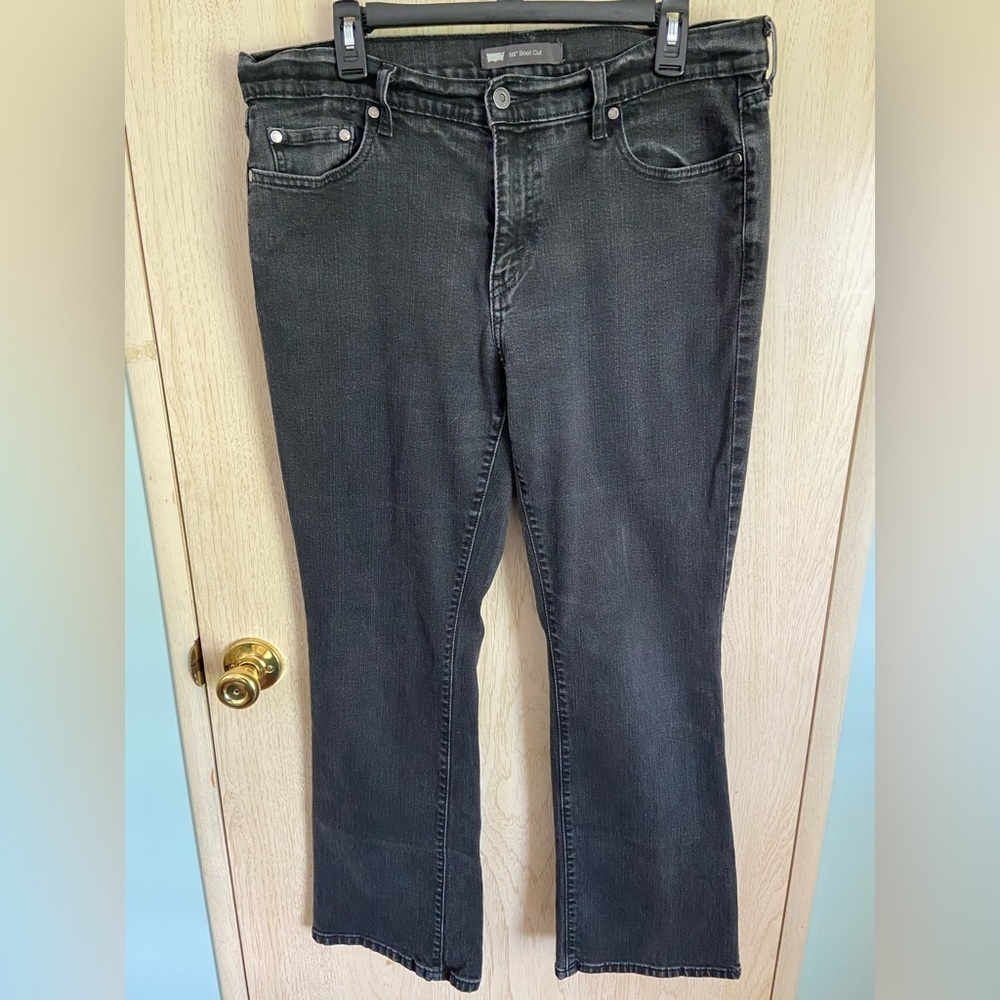 LEVI’S 515 Bootcut Women's Black Jeans 14M